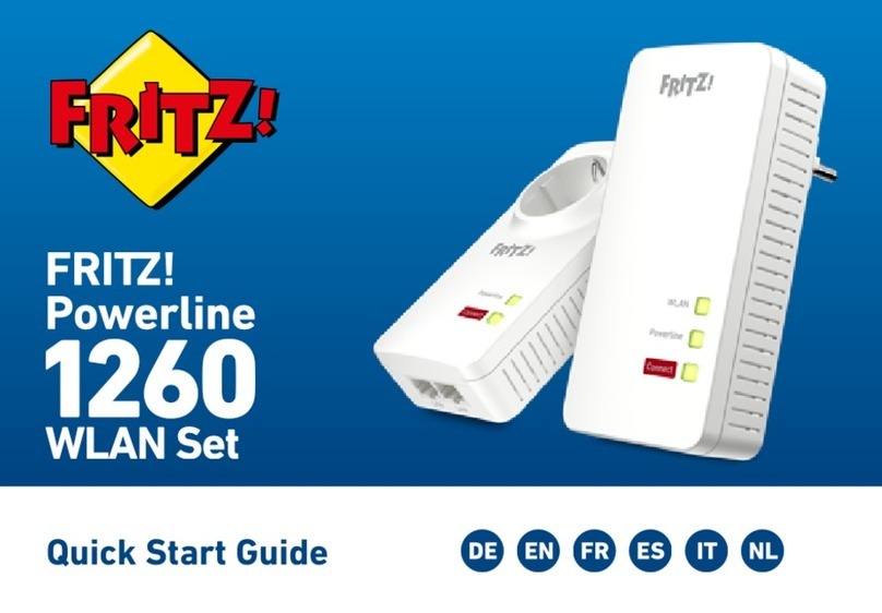 Fritz! Powerline 1260 quick start guide