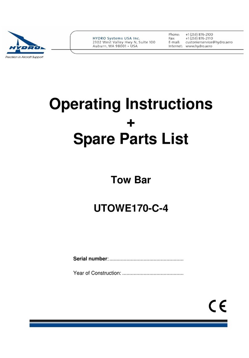 Hydro UTOWE170-C-4 Operating instructions and spare parts list