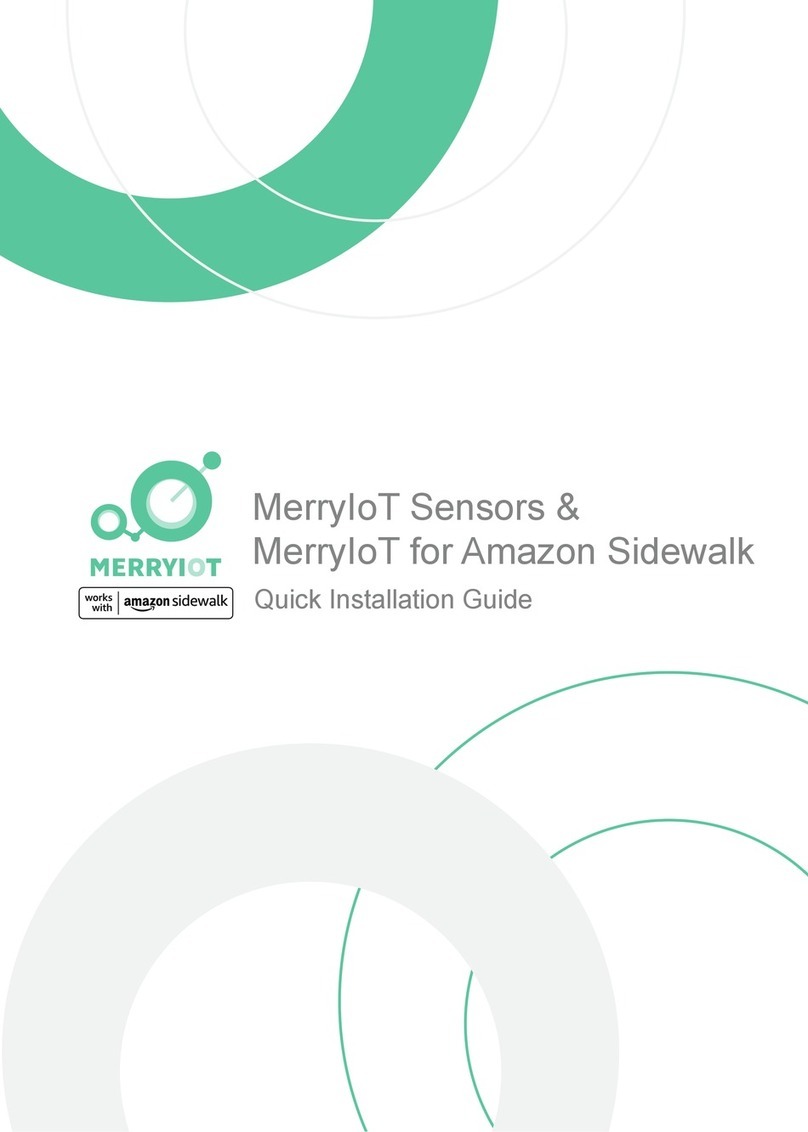 Browan MerryIoT Sensors Quick installation guide Browan MerryIoT Sensors Quick installation guide