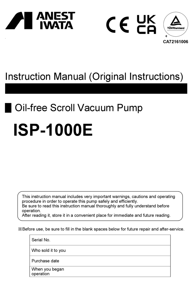 Anest Iwata ISP-1000E User manual