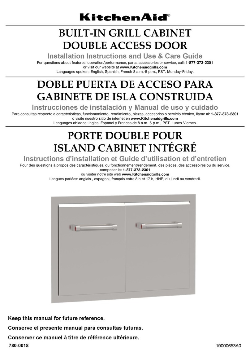KitchenAid 780-0018 Installation Instructions and Use & Care Guide