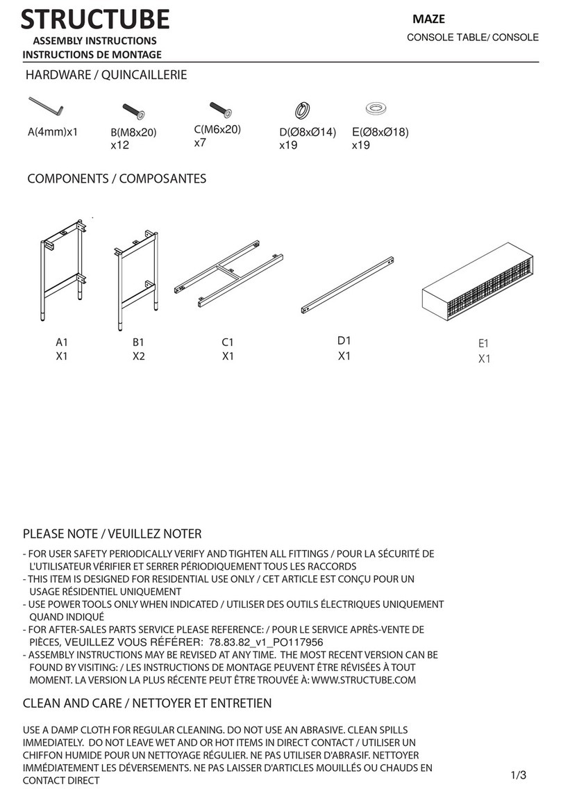 STRUCTUBE MAZE User manual STRUCTUBE MAZE User manual