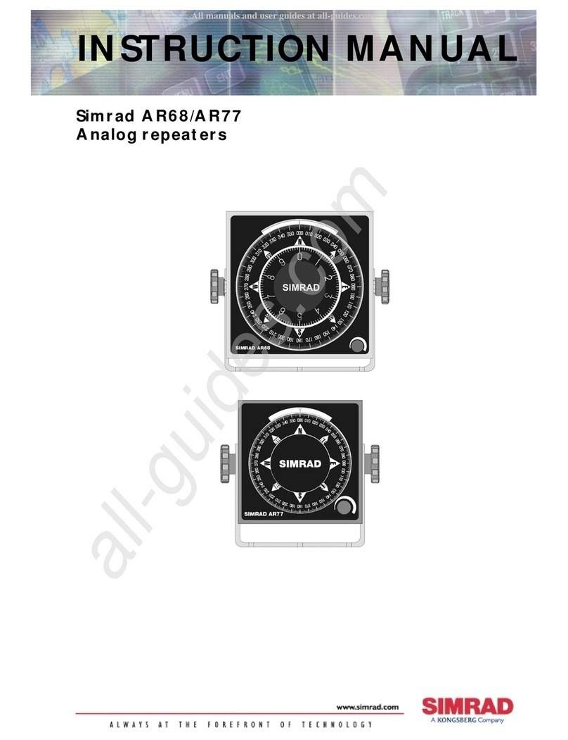 Simrad AR68 instruction manual