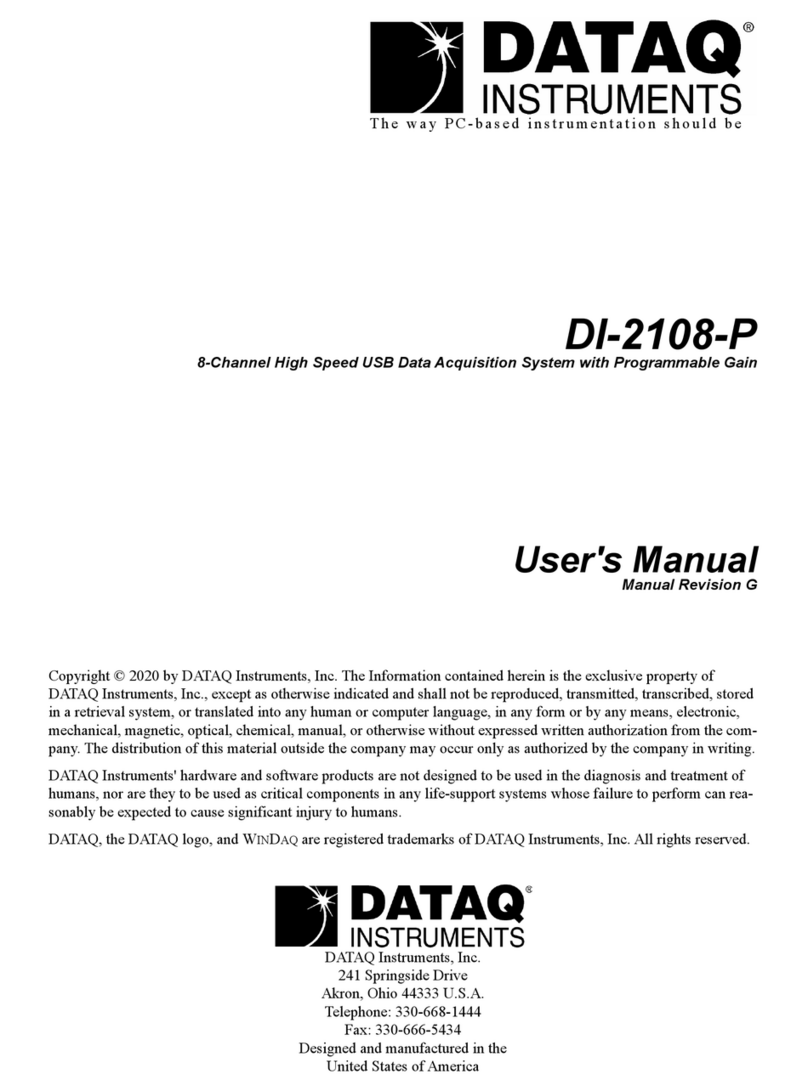 Dataq Instruments DI-2108-P user manual