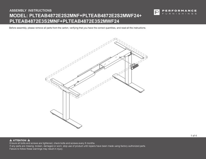 Performance Furnishings PLTEAB4872E2S2MNF User manual Performance Furnishings PLTEAB4872E2S2MNF User manual