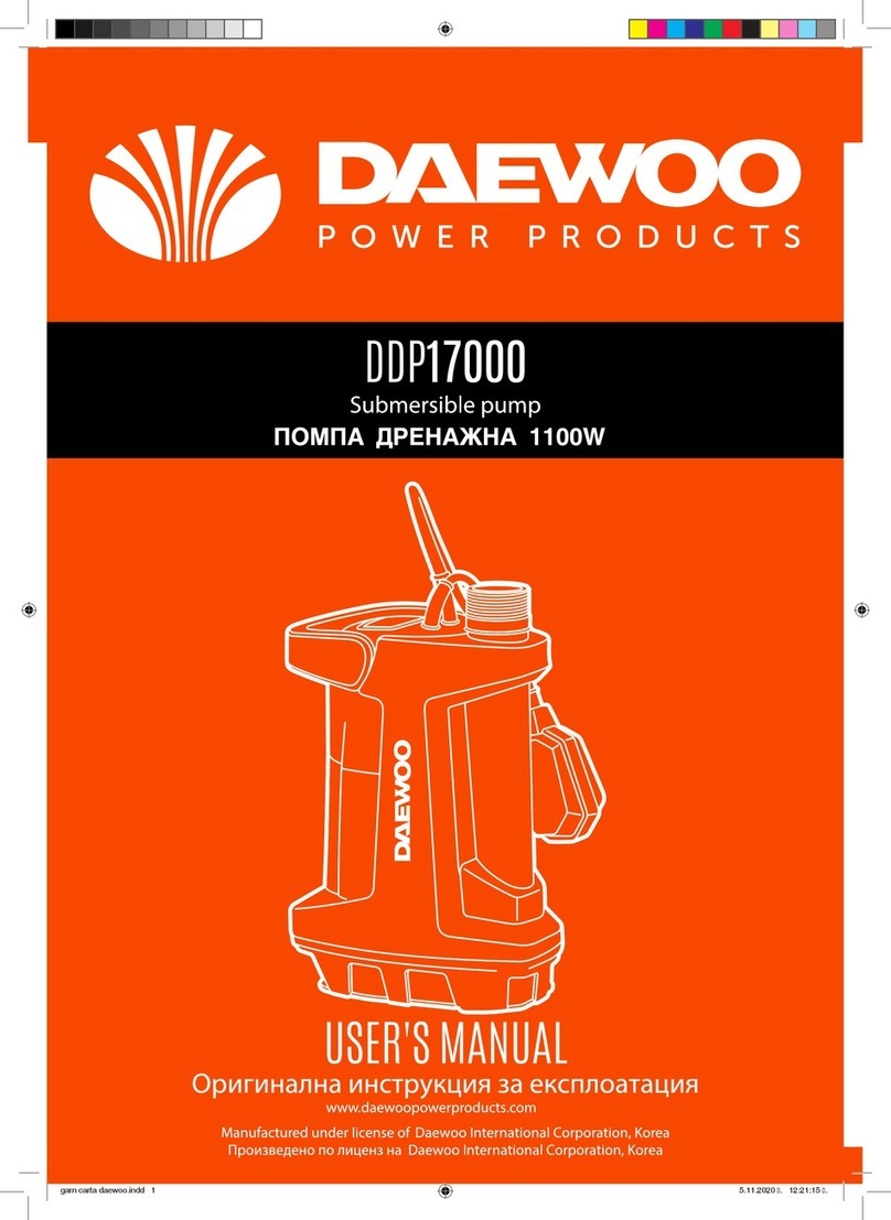 Daewoo DDP17000 user manual