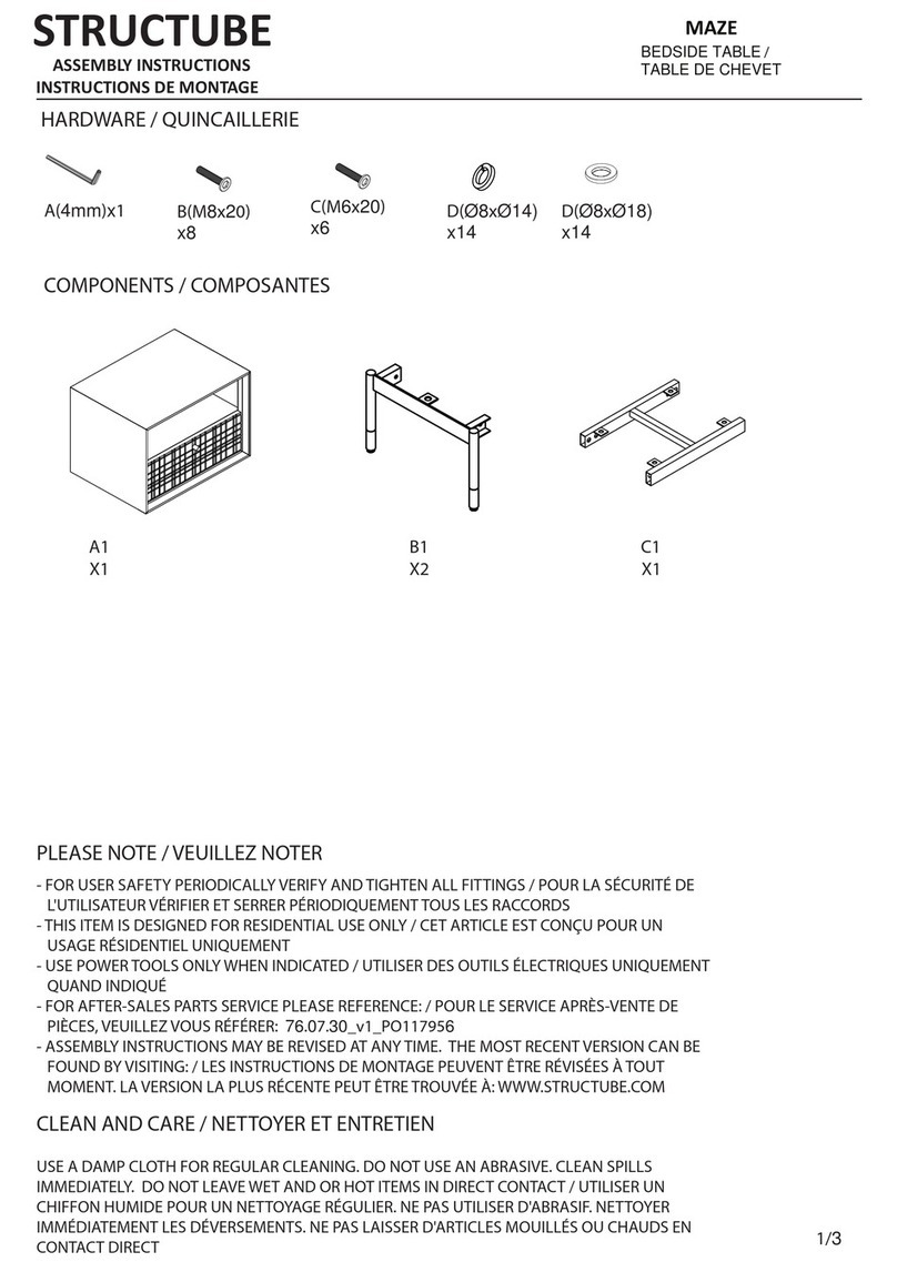 STRUCTUBE MAZE User manual STRUCTUBE MAZE User manual