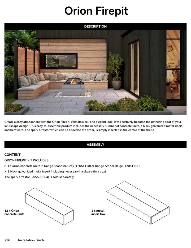 Permacon Orion Assembly instructions Permacon Orion Assembly instructions
