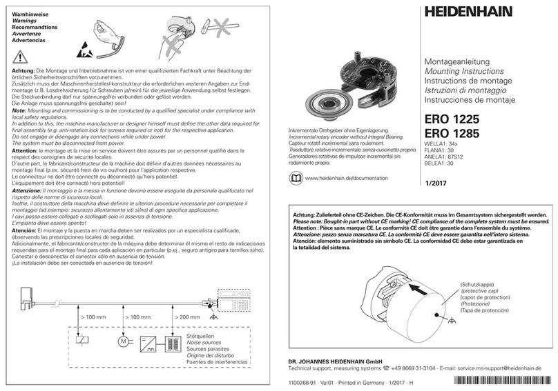 HEIDENHAIN ERO 1225 Mounting instructions