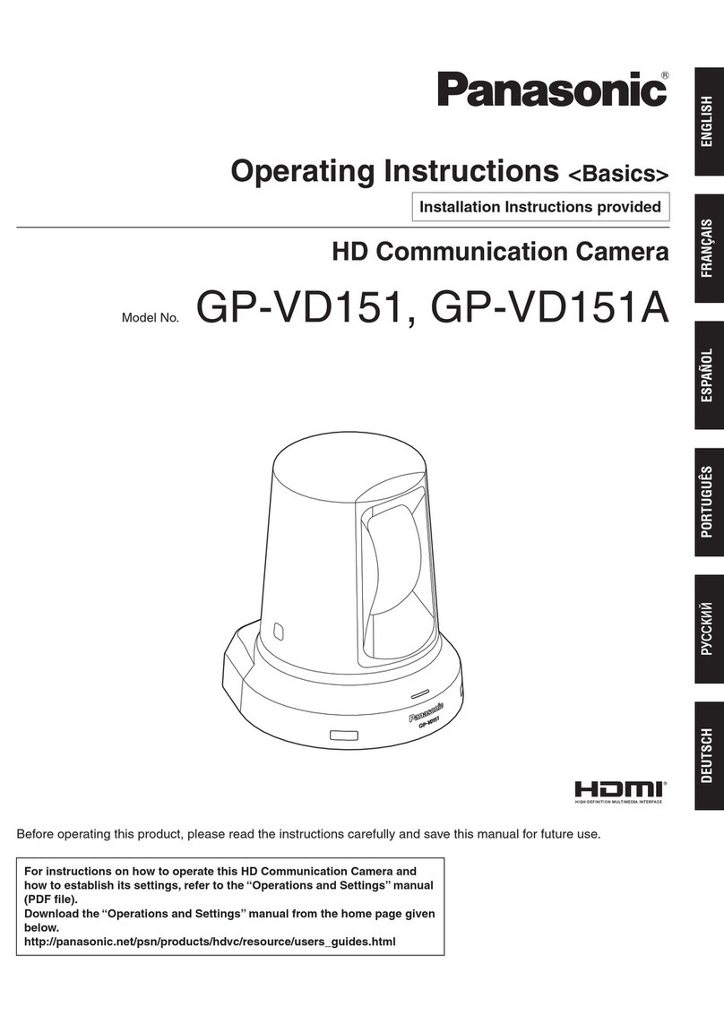 Panasonic GP-VD151A User manual