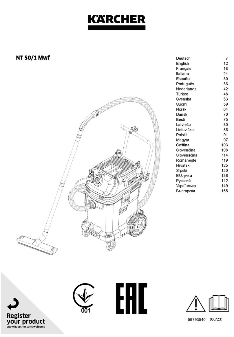 Kärcher NT 50/1 Mwf User manual