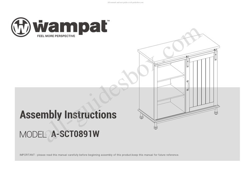 Wampat A-SCT0891W Assembly instructions