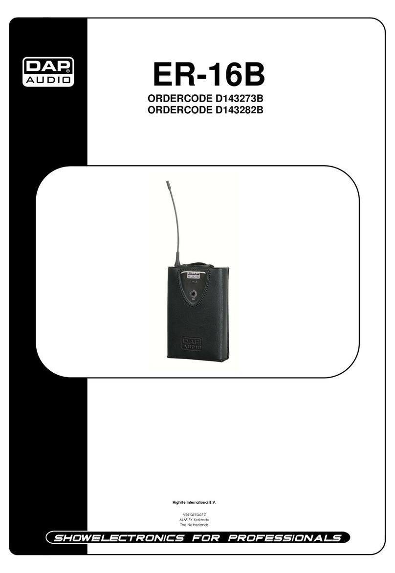 DAPAudio ER-16B manual