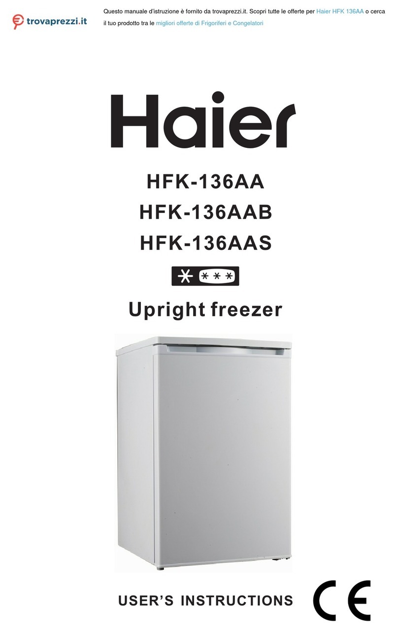 Haier HFK-136AA User instructions