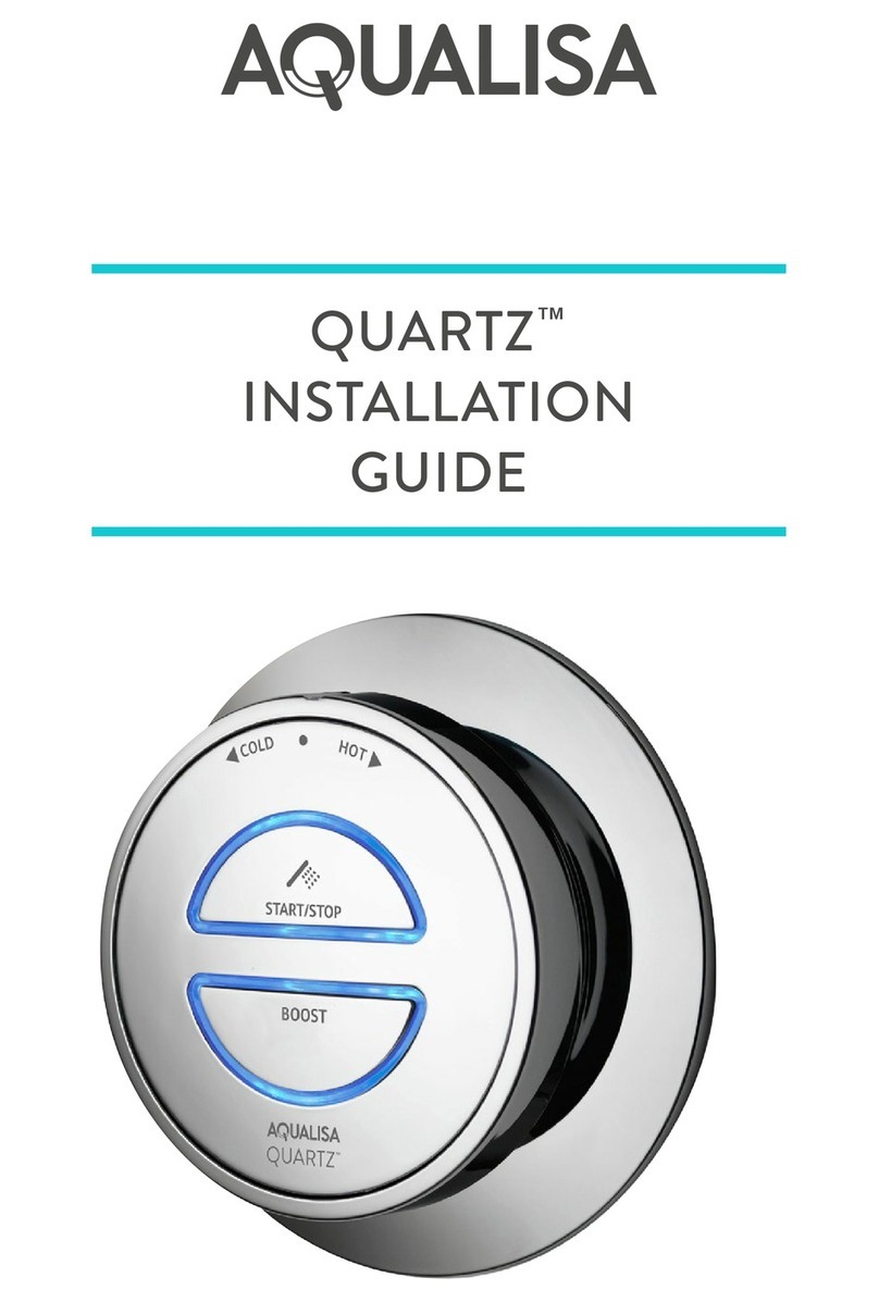 Aqualisa Quartz QZD.A1.BR.20 User manual