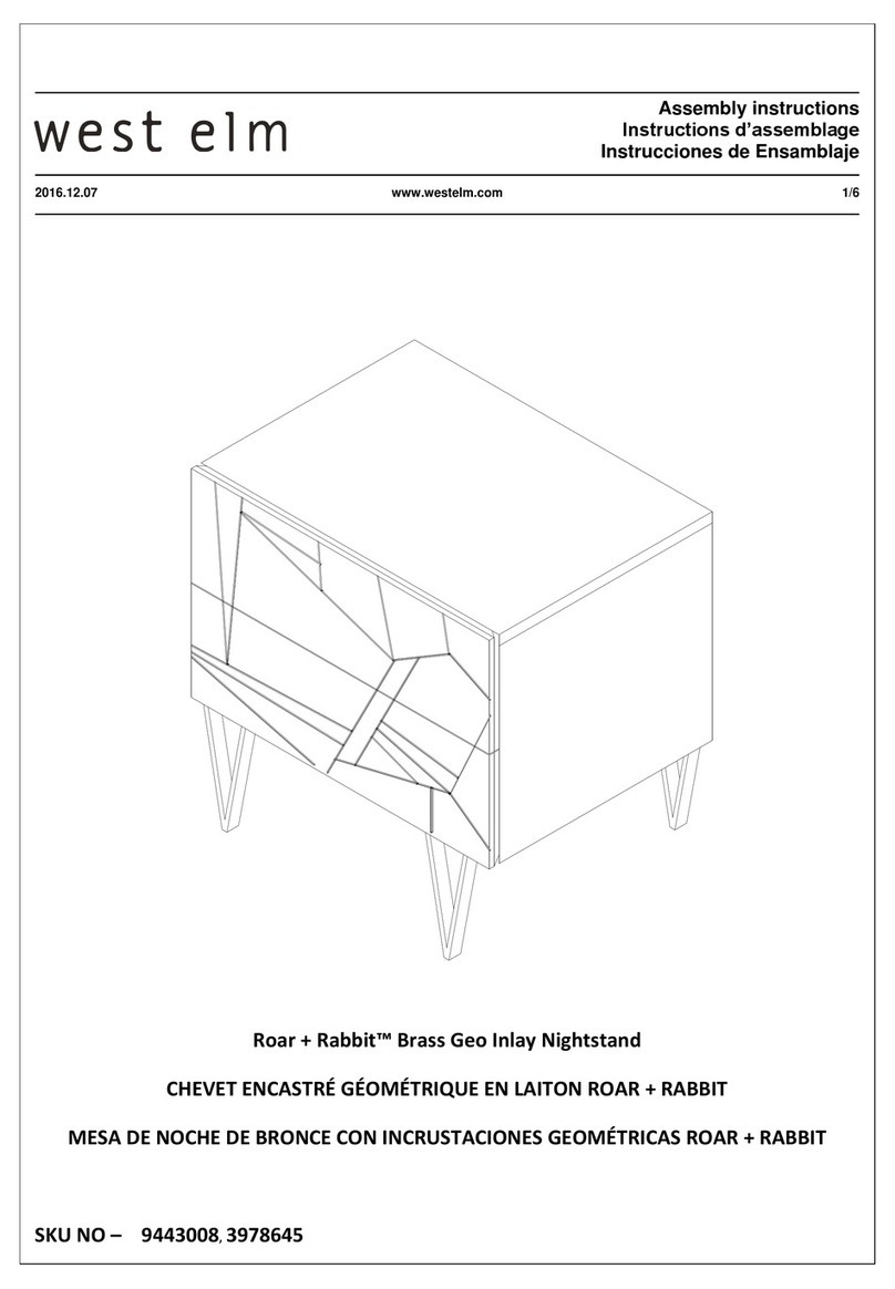 West Elm Roar + Rabbit 9443008 User manual