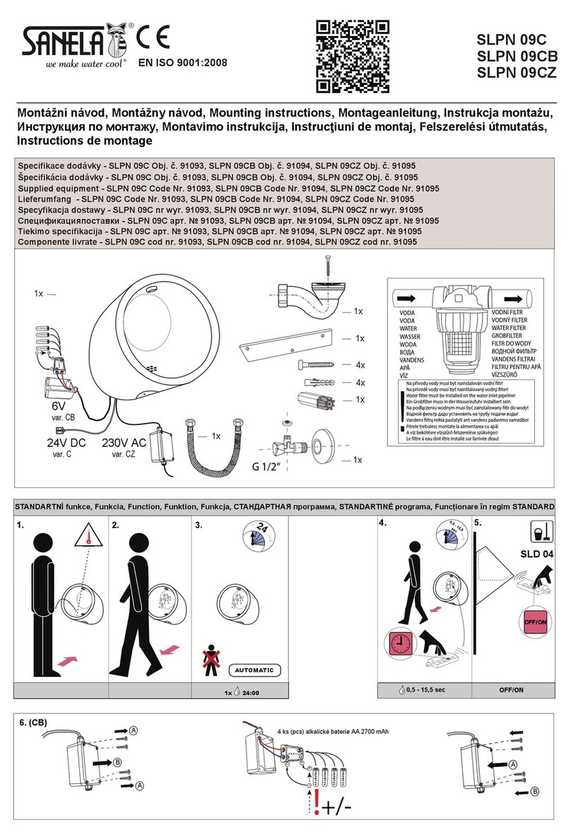 Sanela SLPN 09C Mounting instructions