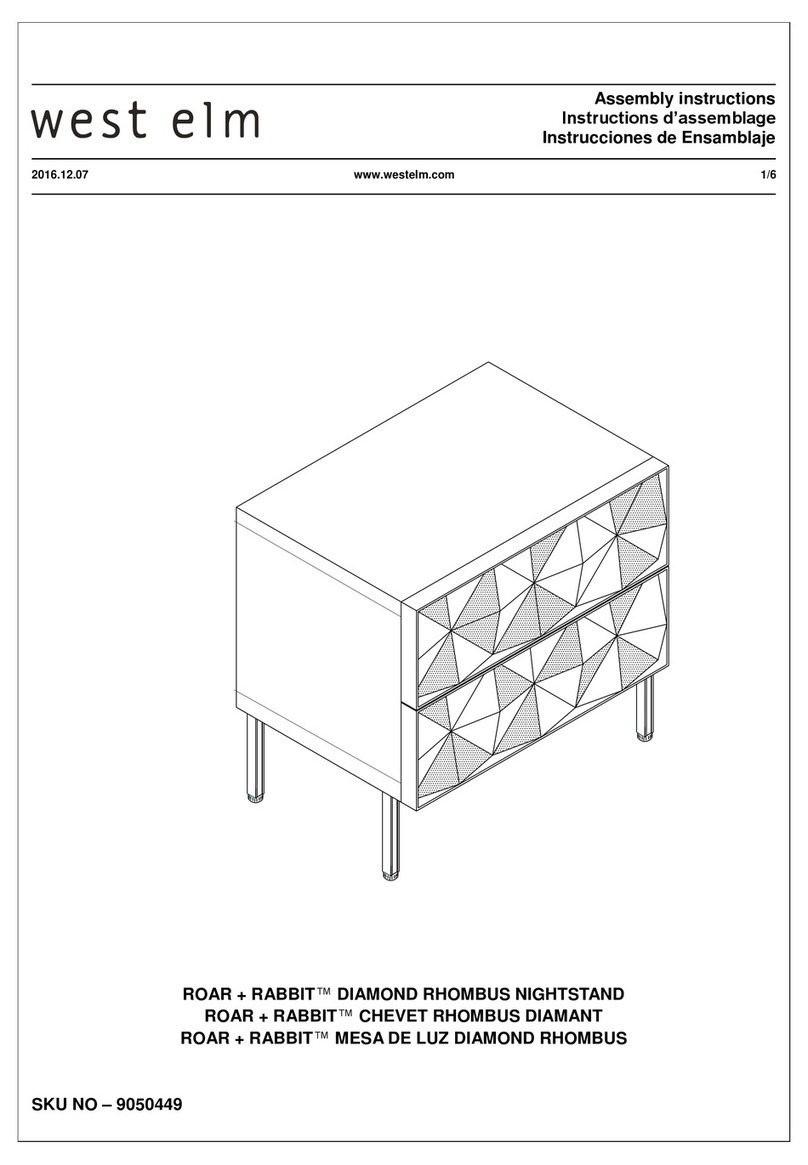 West Elm ROAR + RABBIT 9050449 User manual West Elm ROAR + RABBIT 9050449 User manual