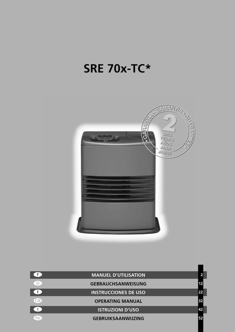 Qlima SRE 70x-TC User manual