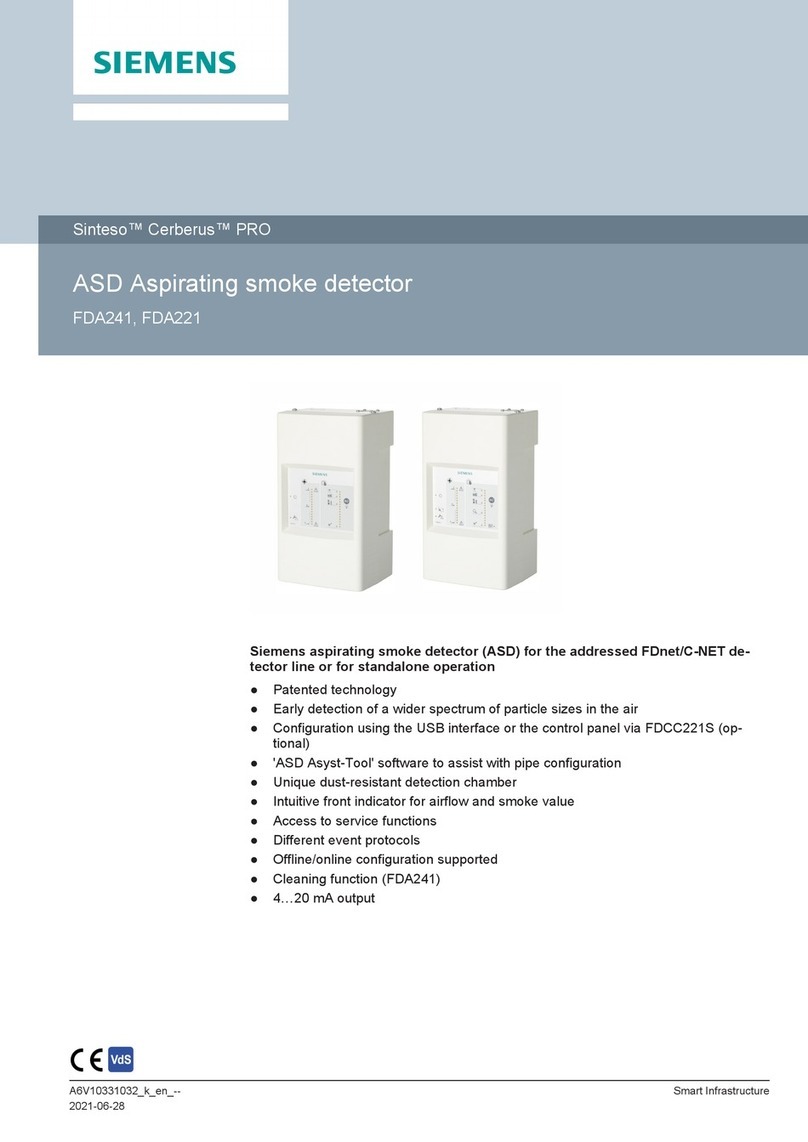 Siemens Sinteso Cerberus PRO User manual Siemens Sinteso Cerberus PRO User manual