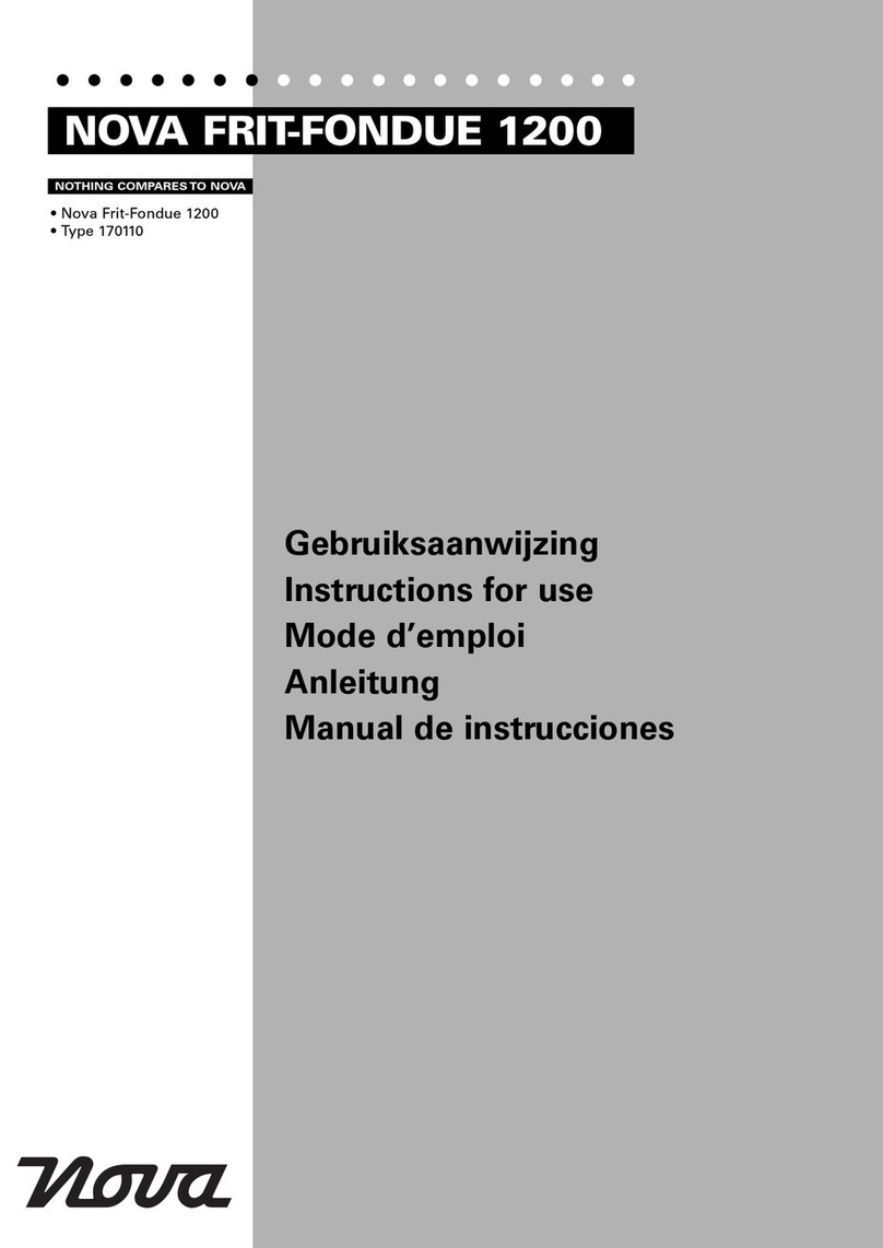 Nova FRIT-FONDUE 1200 Instructions for use