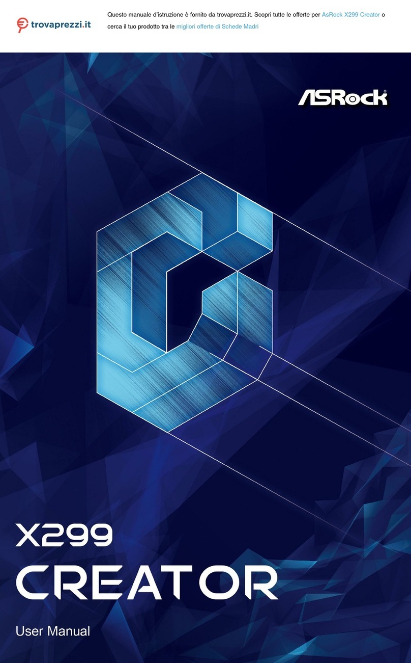 ASROCK CREATOR X299 user manual