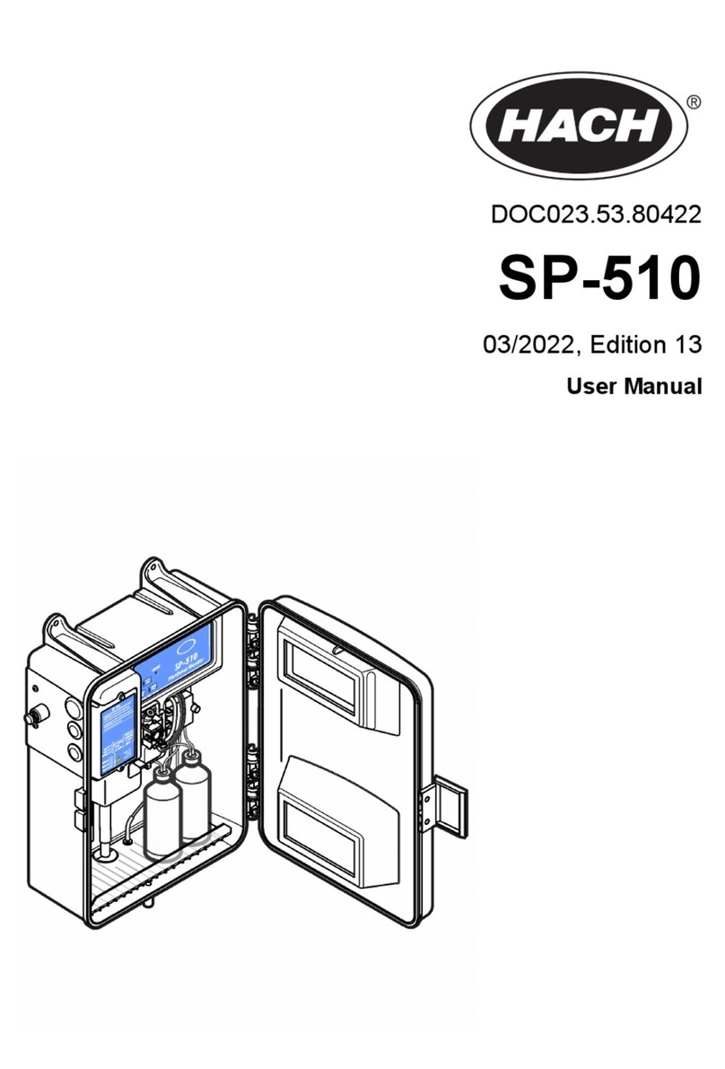 Hach 5410001 user manual