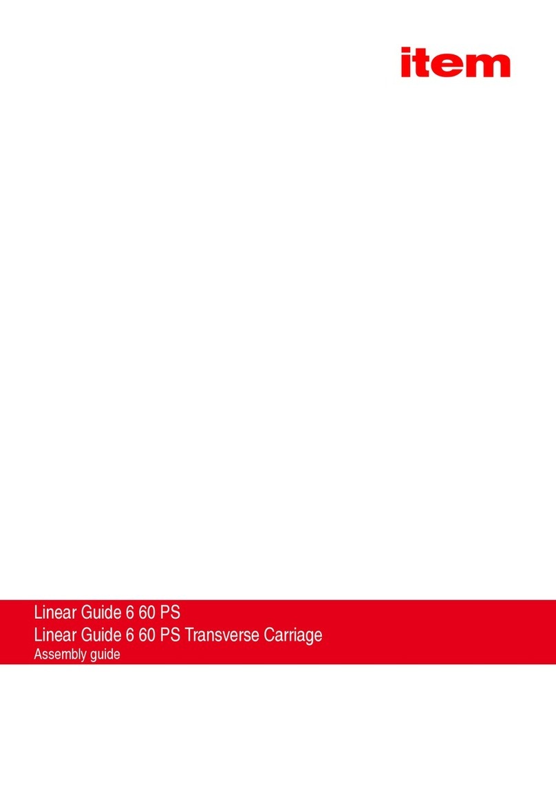 ITEM Linear Guide 6 60 PS User manual