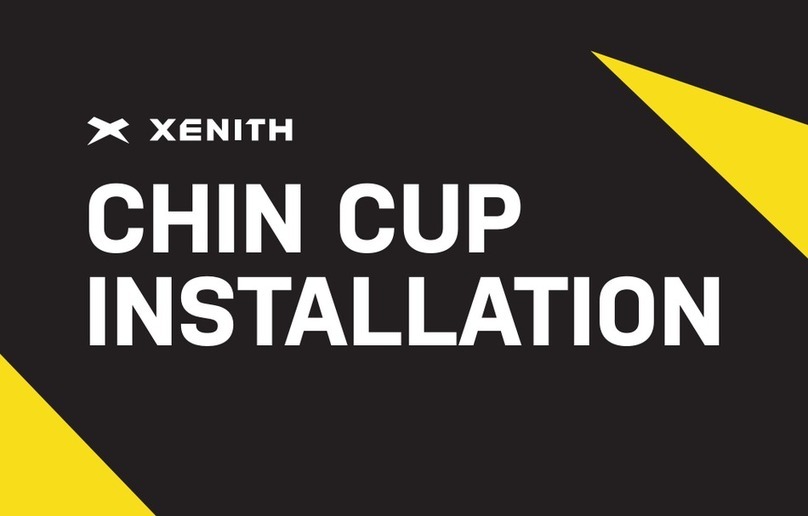 Xenith CHIN CUP Installation