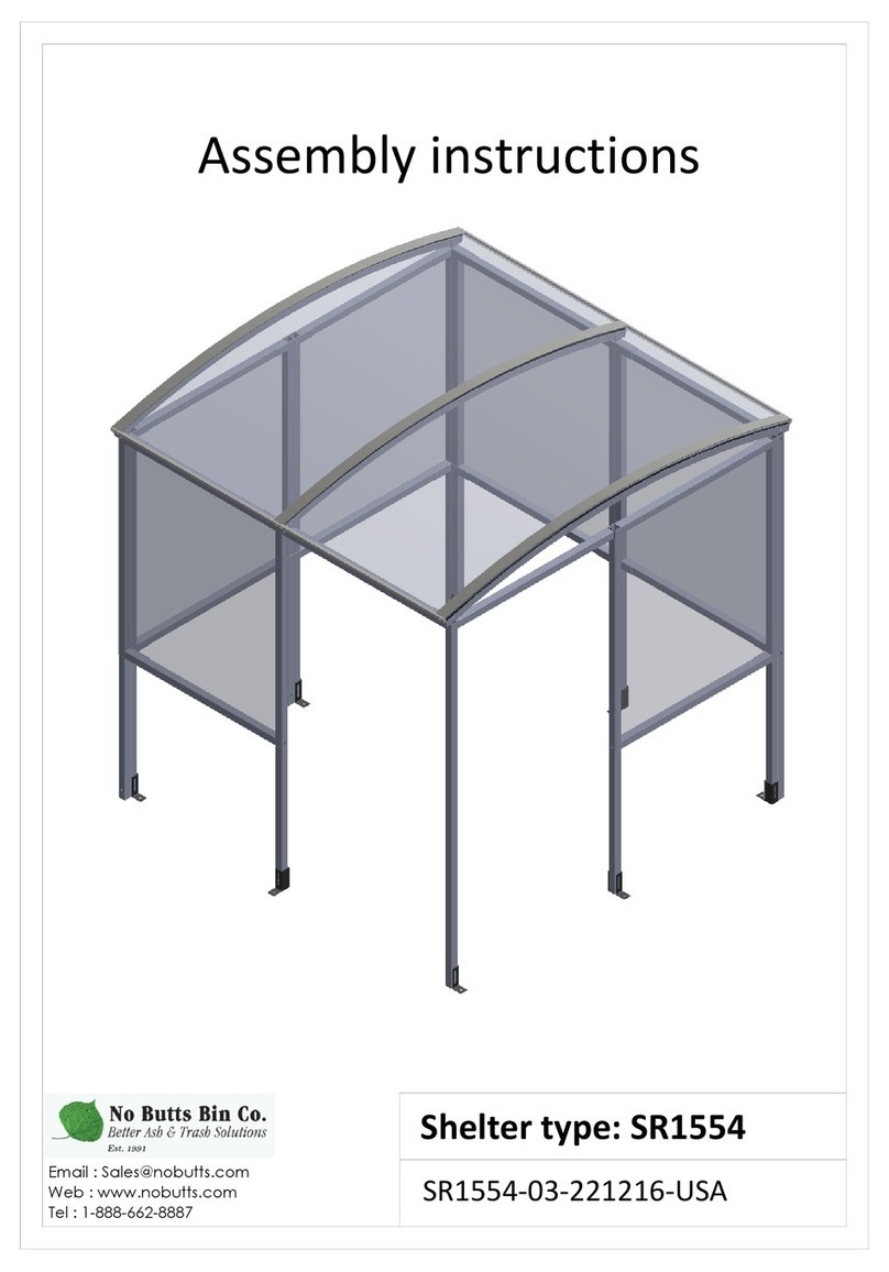 No Butts Bin SR1554 Assembly instructions