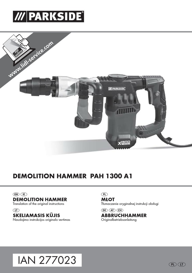 Parkside PAH 1300 A1 Translation of the original instructions