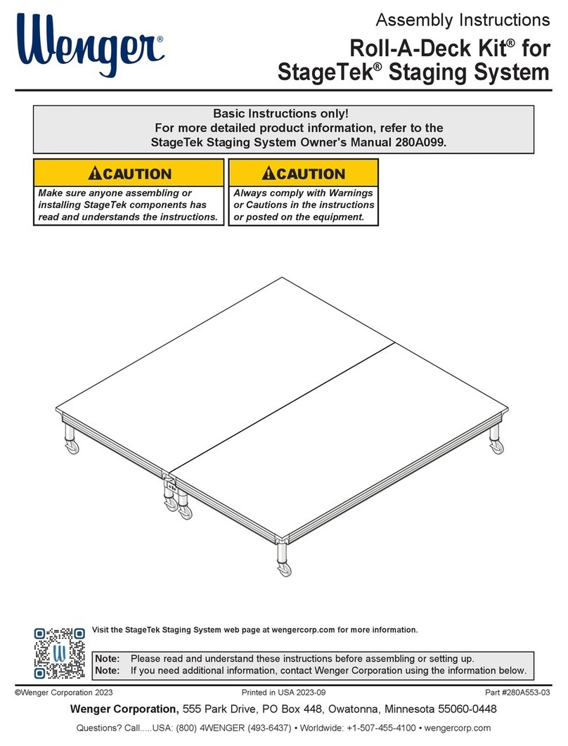 Wenger Roll-A-Deck Kit Assembly instructions