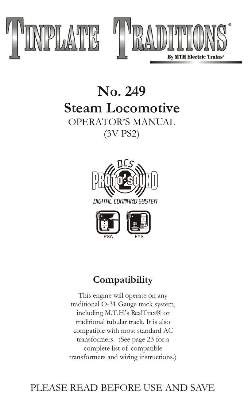 MTHTrains Tinplate Traditions 249 Operator's manual