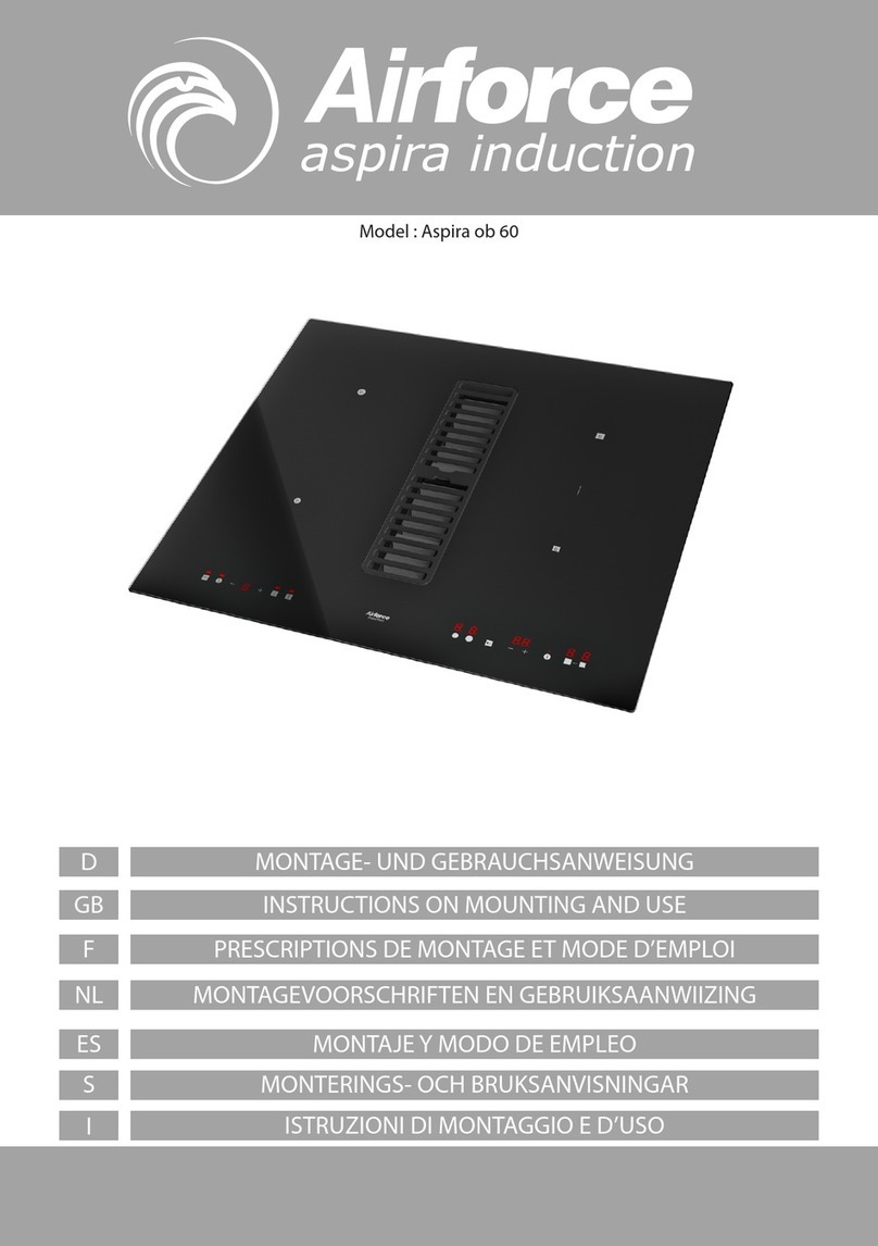 AIRFORCE Aspira ob 60 Instruction on mounting and use