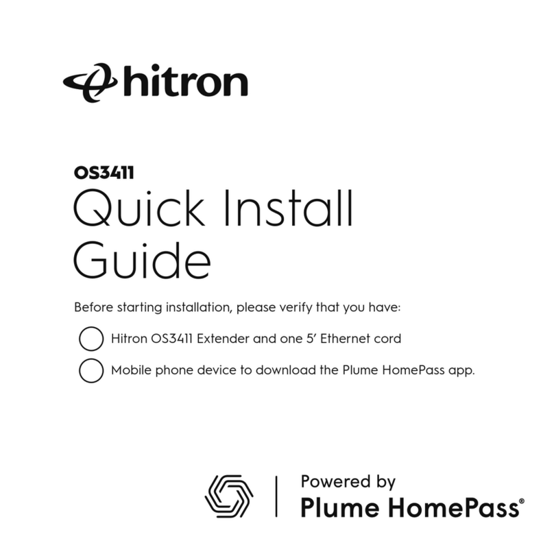 Hitron OS3411 User manual