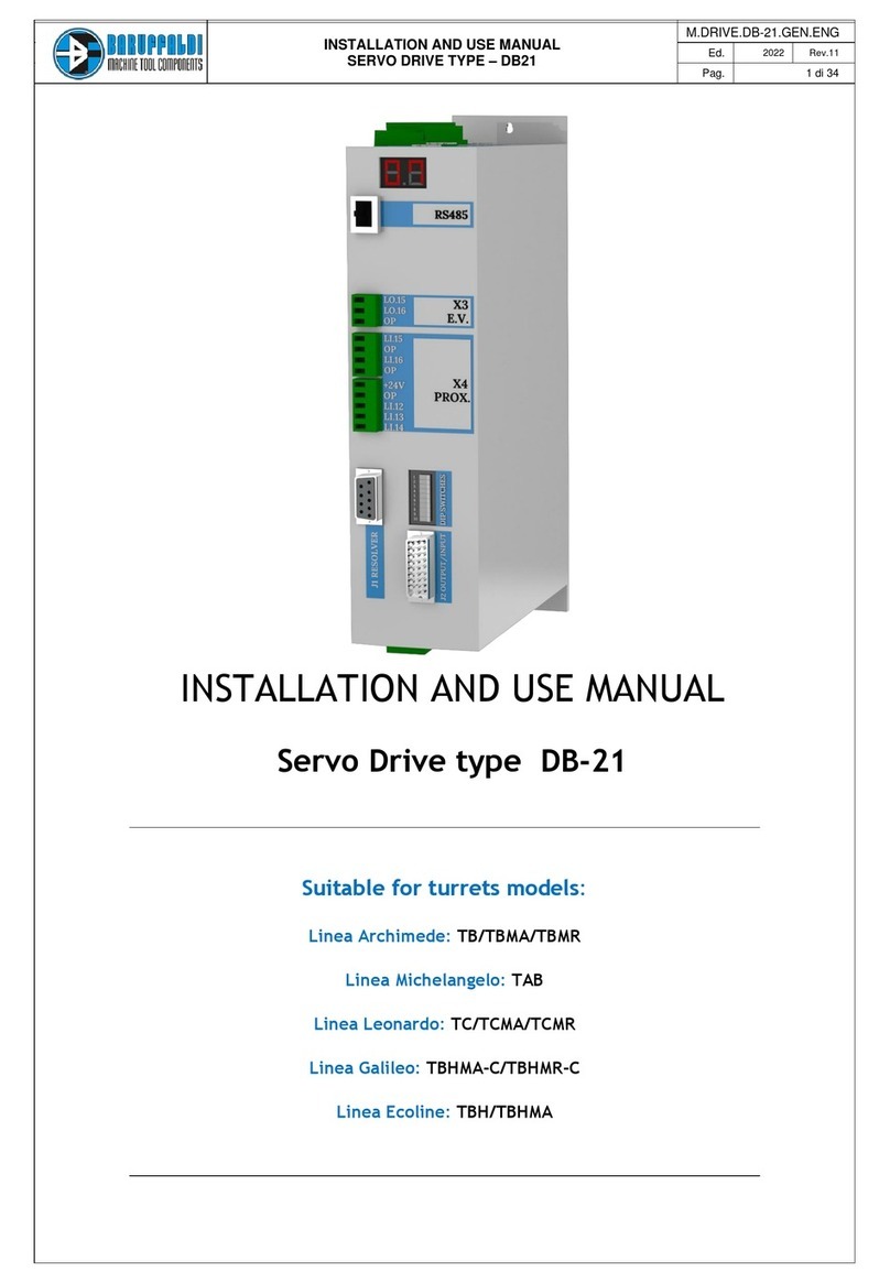 Baruffaldi DB-21 Installation and use manual