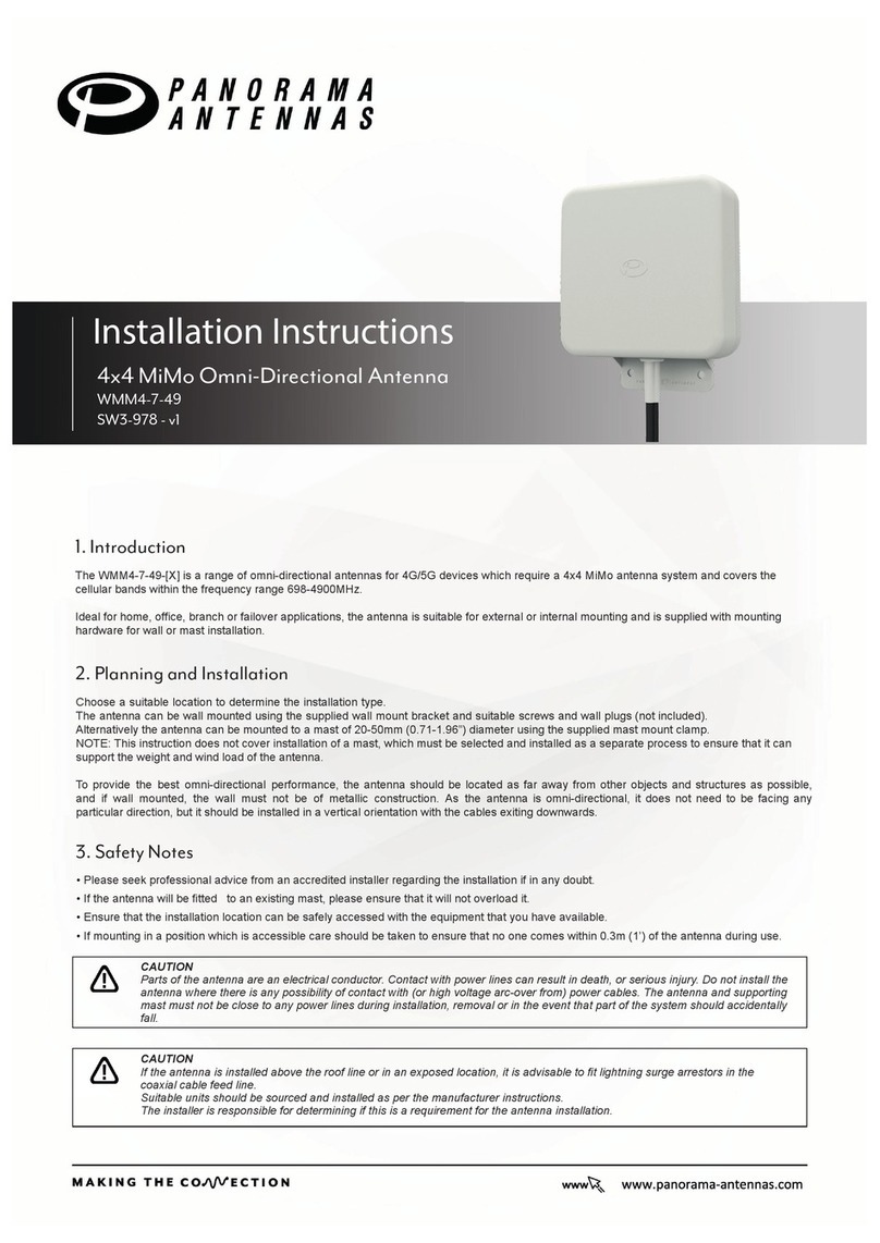 Panorama Antennas WMM4-7-49 installation instructions