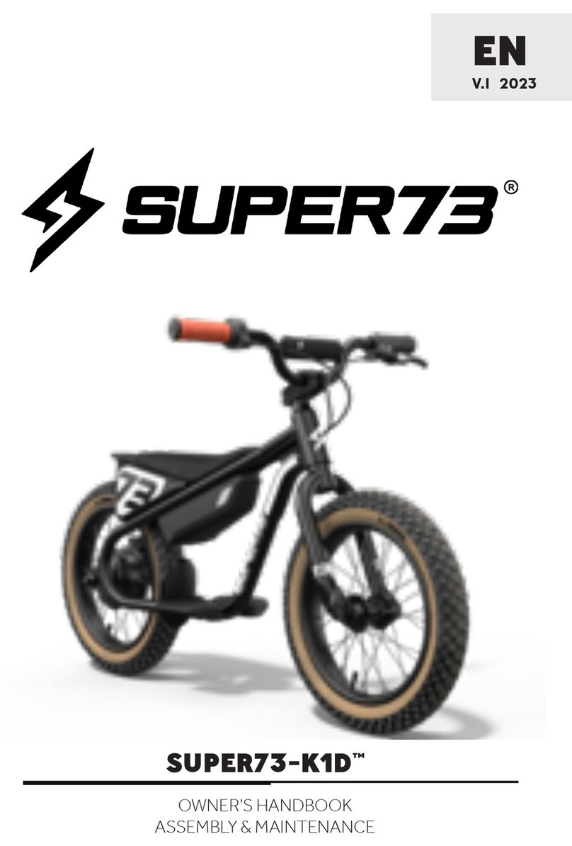 SUPER 73 SUPER73-K1D Owner's handbook