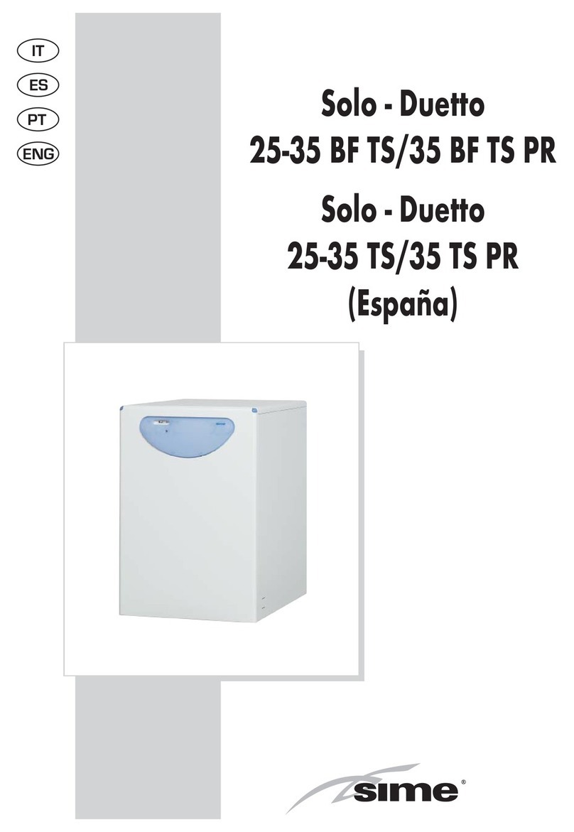 Sime SOLO 25-35 BF TS User manual
