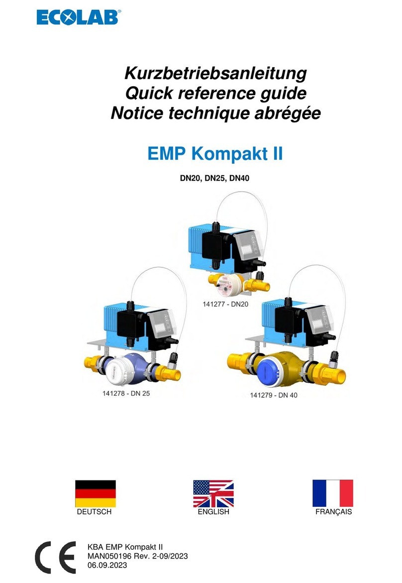 Ecolab EMP Kompakt II User manual