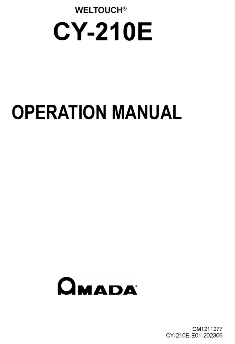 Amada WELTOUCH CY-210E User manual