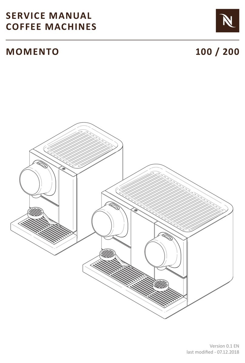 Nespresso Momento 100 Service manual