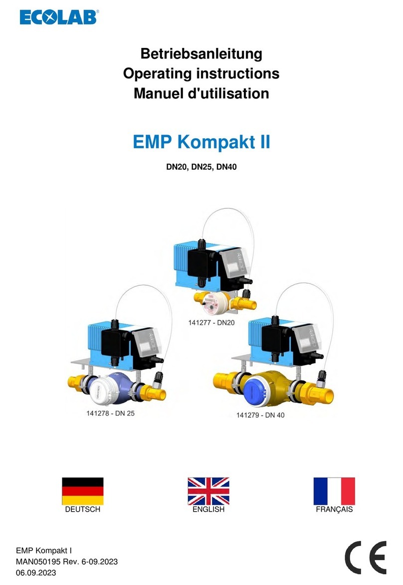 Ecolab EMP Kompakt II User manual