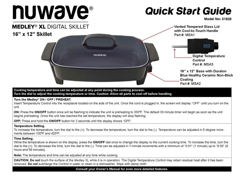 NuWave NuWave Medley XL User manual