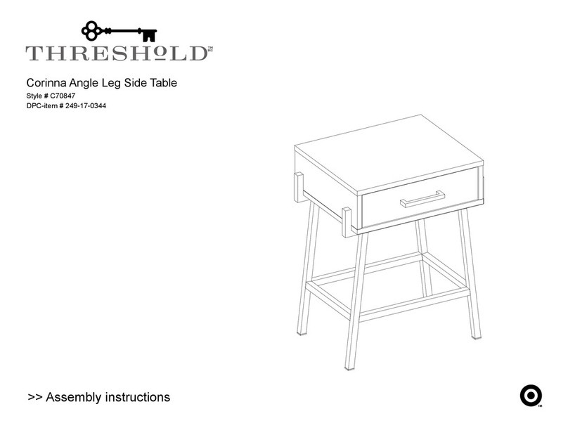 Threshold Corinna C70847 Assembly instructions