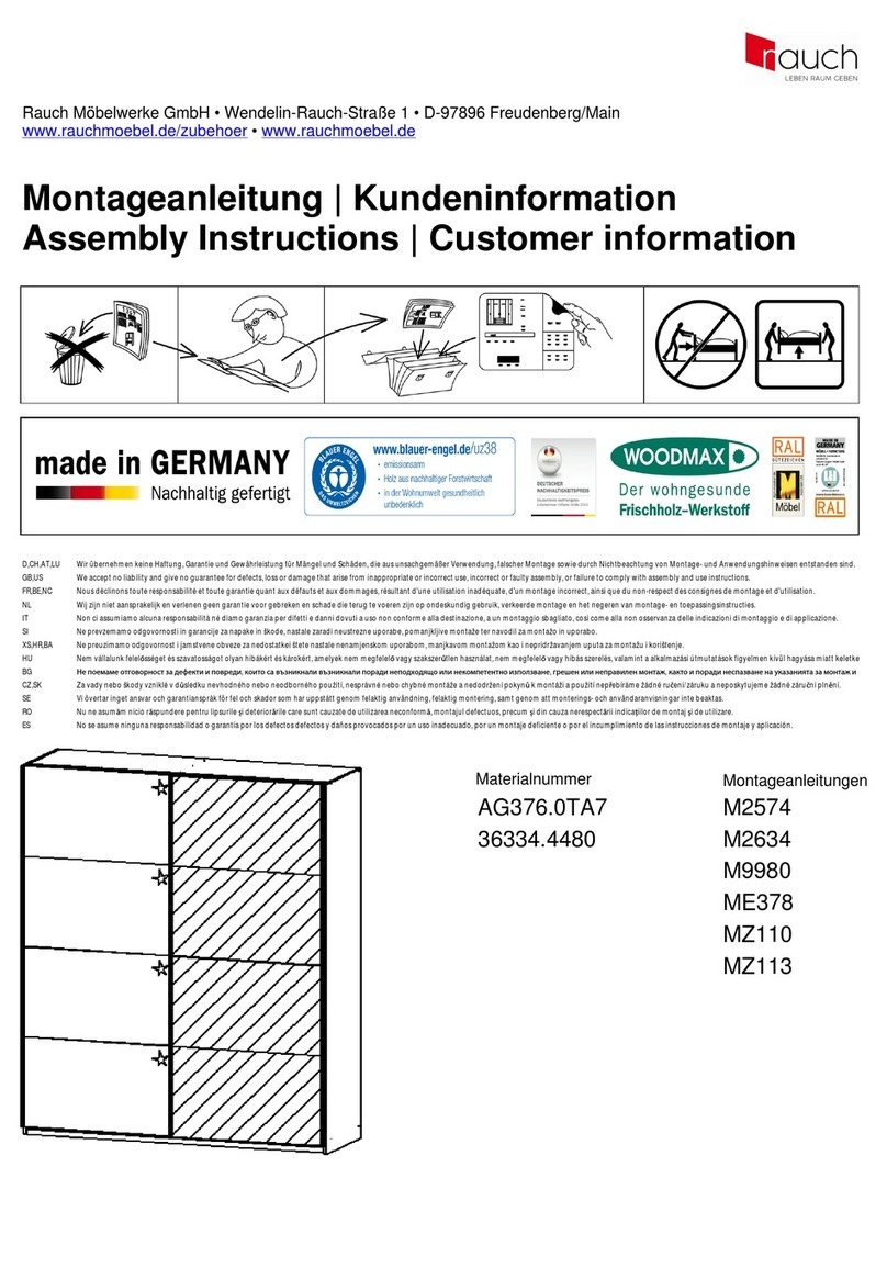 Rauch M2574 Assembly instructions