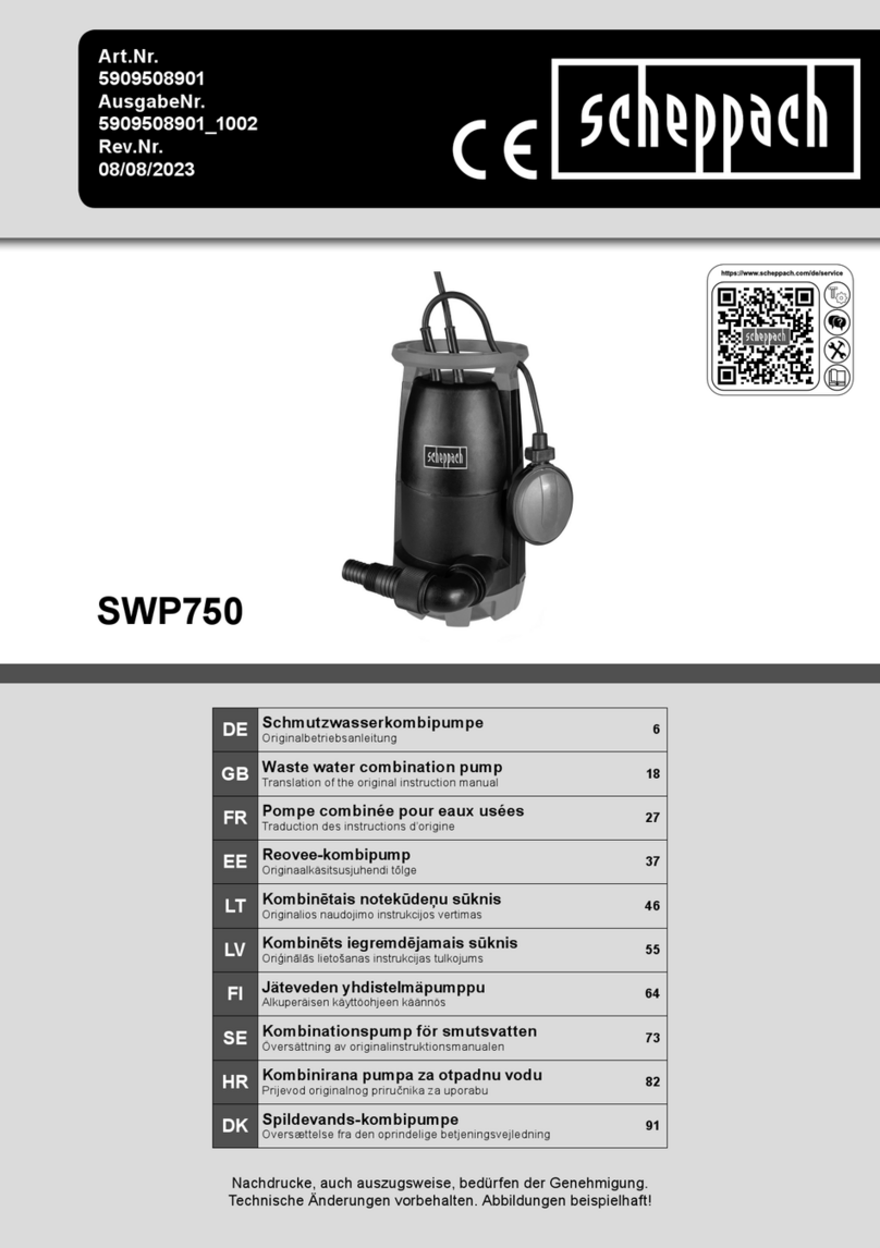 Scheppach SWP750 User guide