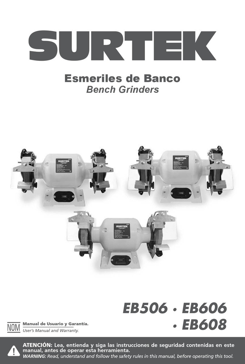 Surtek EB506 Dimensions and installation guide