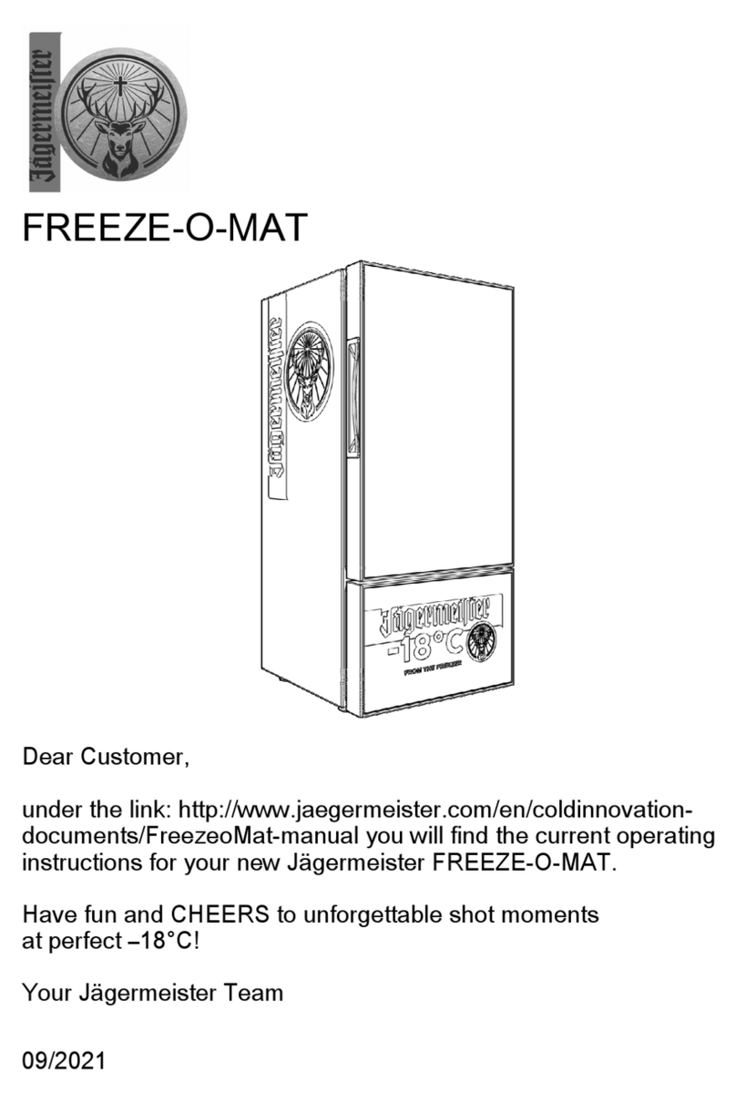 Jägermeister FREEZE-O-MAT manual Jägermeister FREEZE-O-MAT manual
