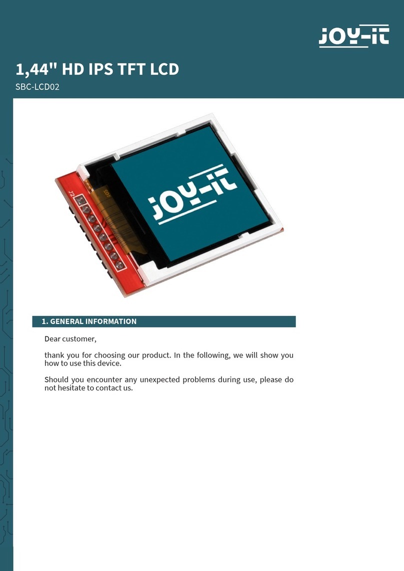 Joy-it SBC-LCD02 manual